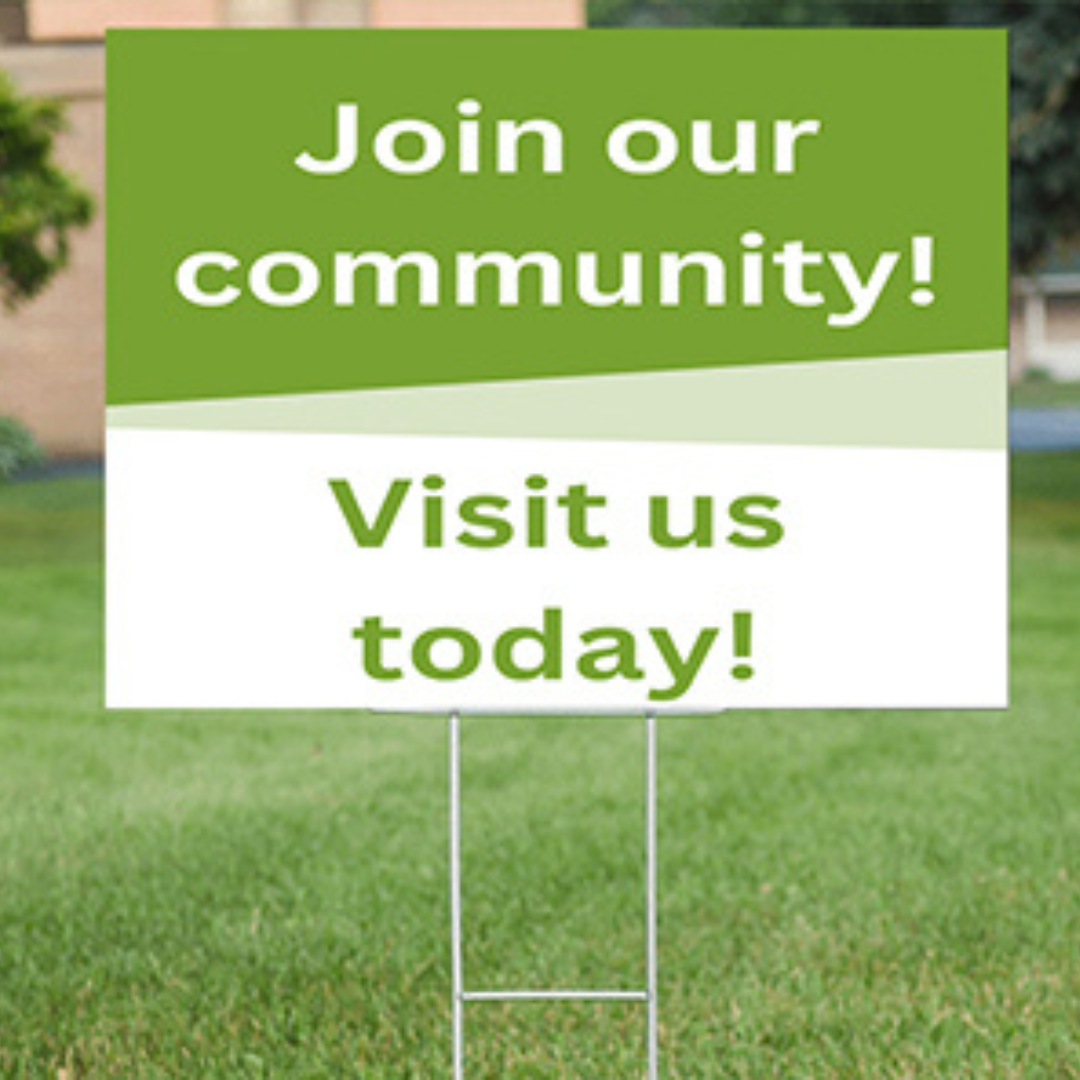 Yard Sign (Double Sided)